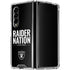 NFL Las Vegas Raiders Team Motto Galaxy Z Fold4 5G Clear Case
